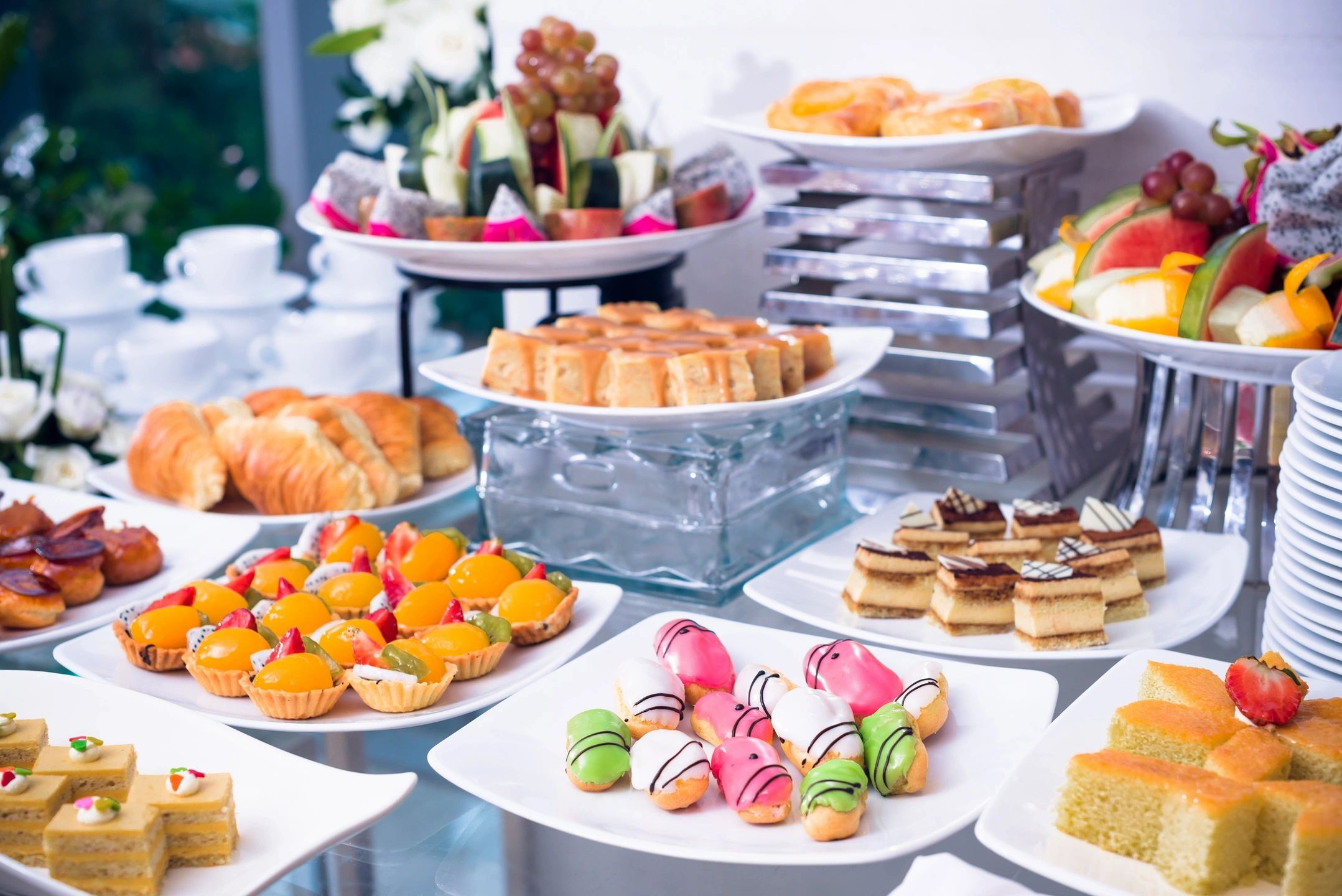 Old Orchard Cafe & Catering fresh catering spread served in Sioux Falls